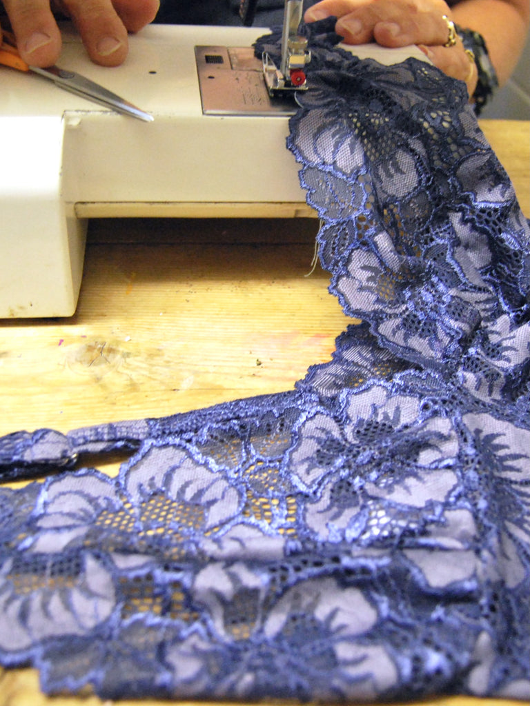 Hydrangea Blue Lace French Knickers