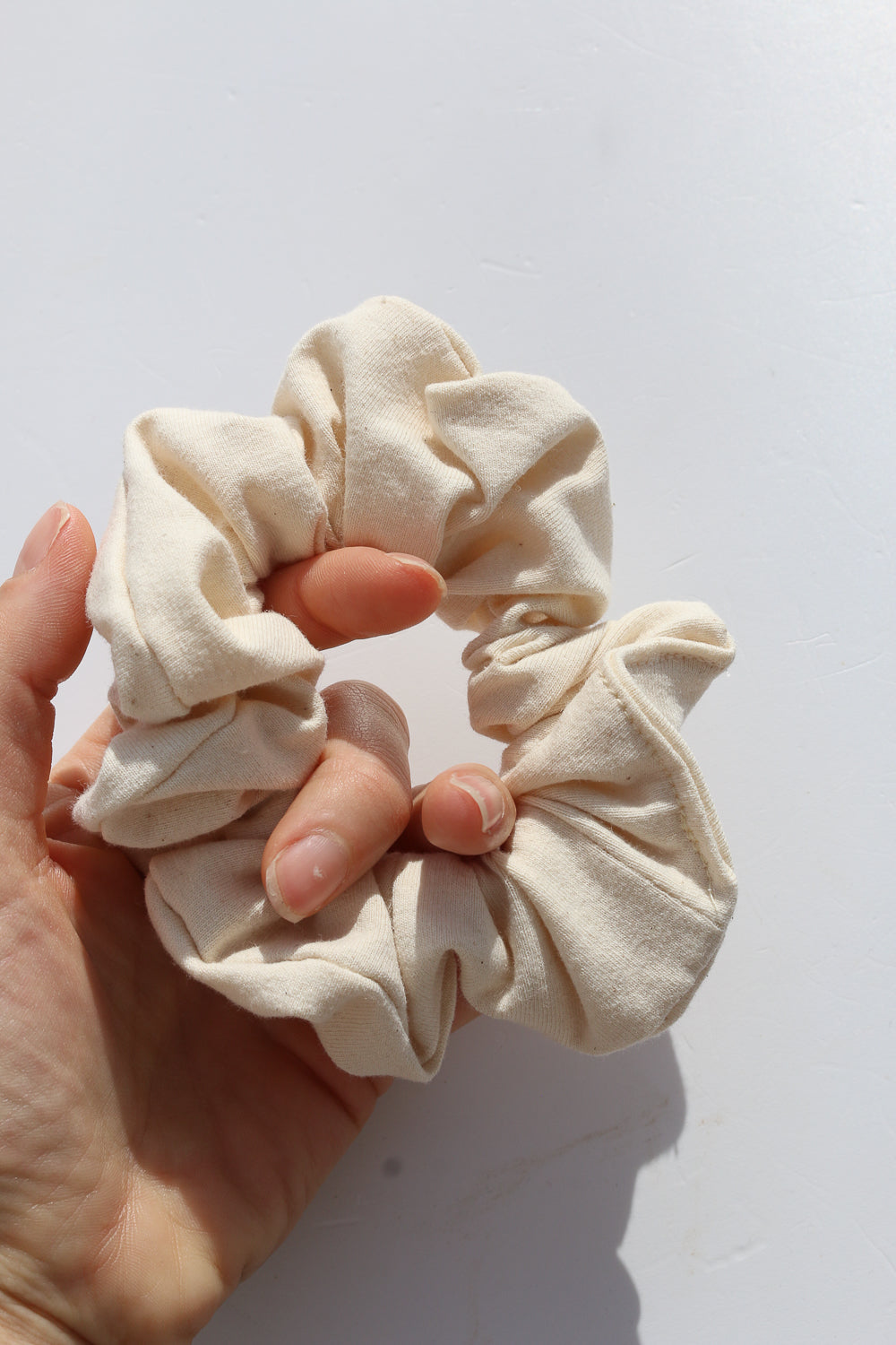 Organic Cotton Scrunchy - Choose your colour | Brighton Lace