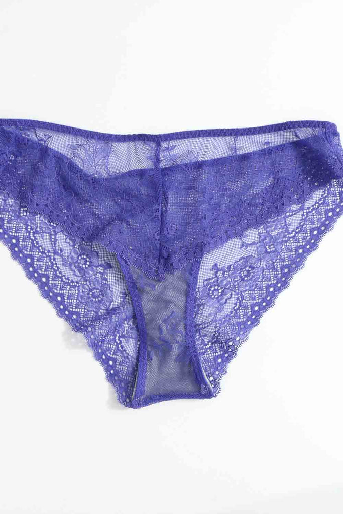 Ellie Briefs in Lavender Blue Lace