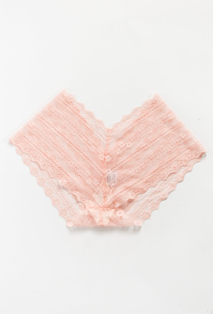 Tea Rose Lace Tiger Lily Bralette and Thong or French Knicker Set