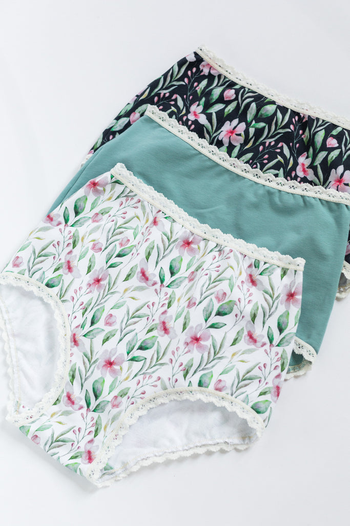 Organic Cotton High Waisted Knickers in Night Garden