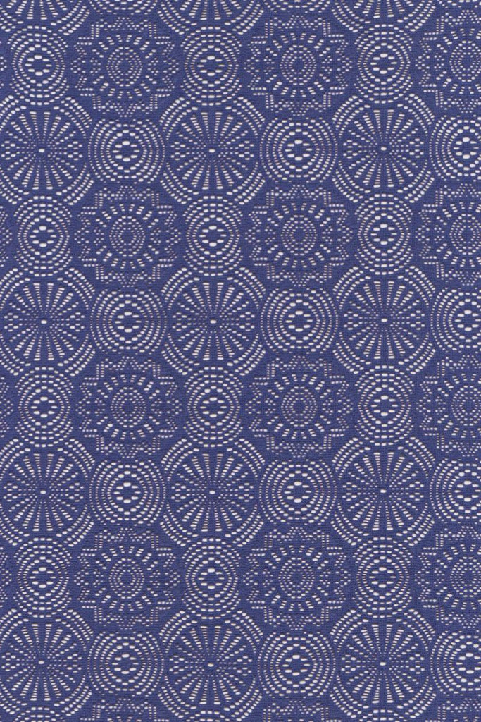 Indigo Blue Kaleidoscope Bralette and Brief Set